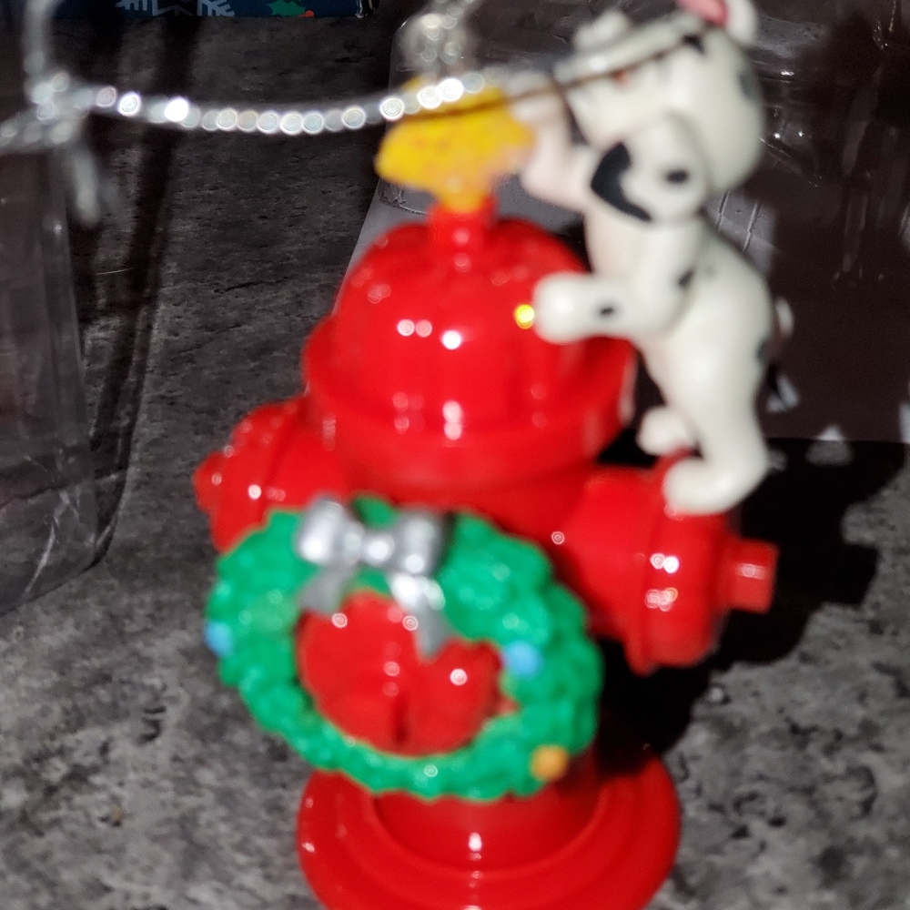 Dalmatians on fire hydrant